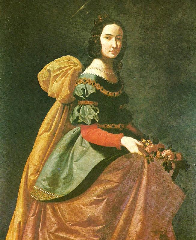 Francisco de Zurbaran st, casilda oil painting image